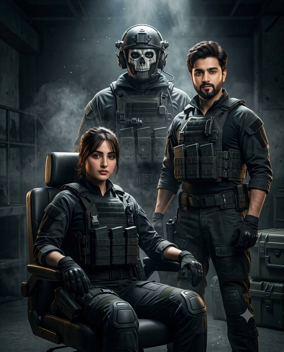 Special forces team AI prompt | Cinematic tactical game art